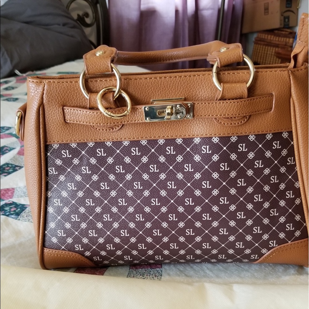 Beautiful Cognac Danbury Mint Purse